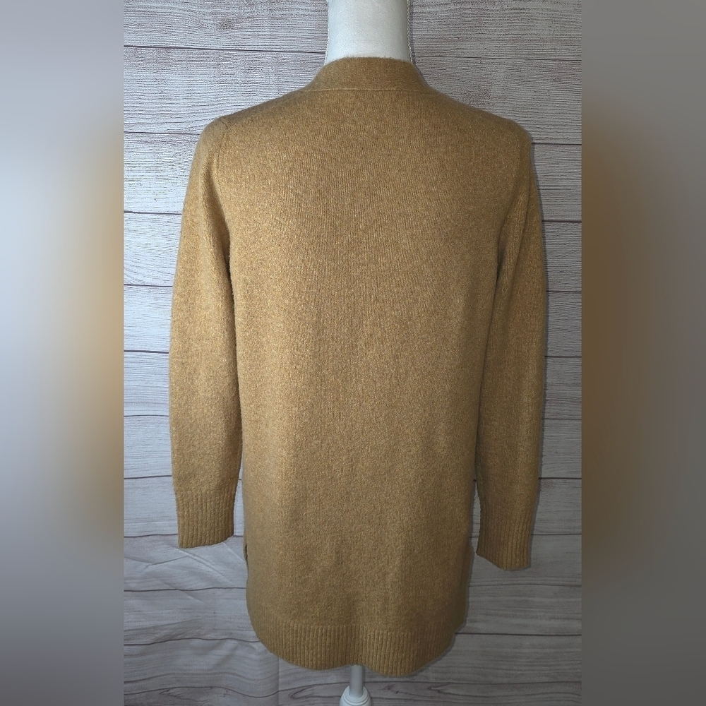 J. Crew Wool Blend Open-front Cardigan With Patch Pockets Size XS - Picture 3 of 5